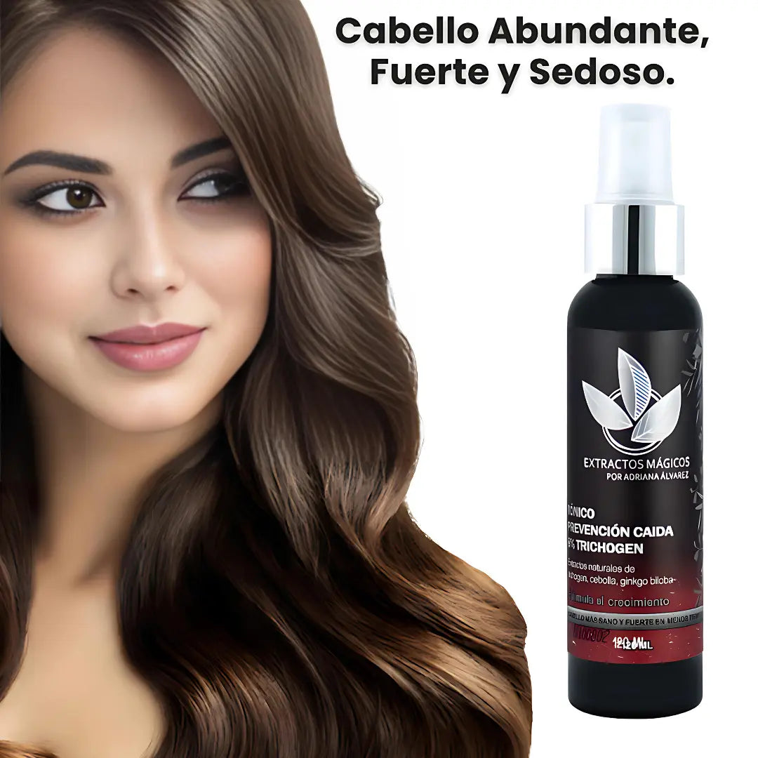 Cabello abundante y sedoso