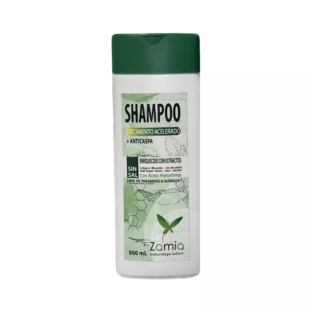 shampoo para acelerar el crecimiento del cabello zamia